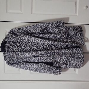 A New Day leopard print open front jacket